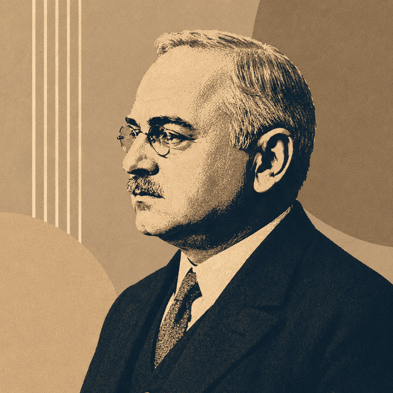 Retrato de Alfred Adler