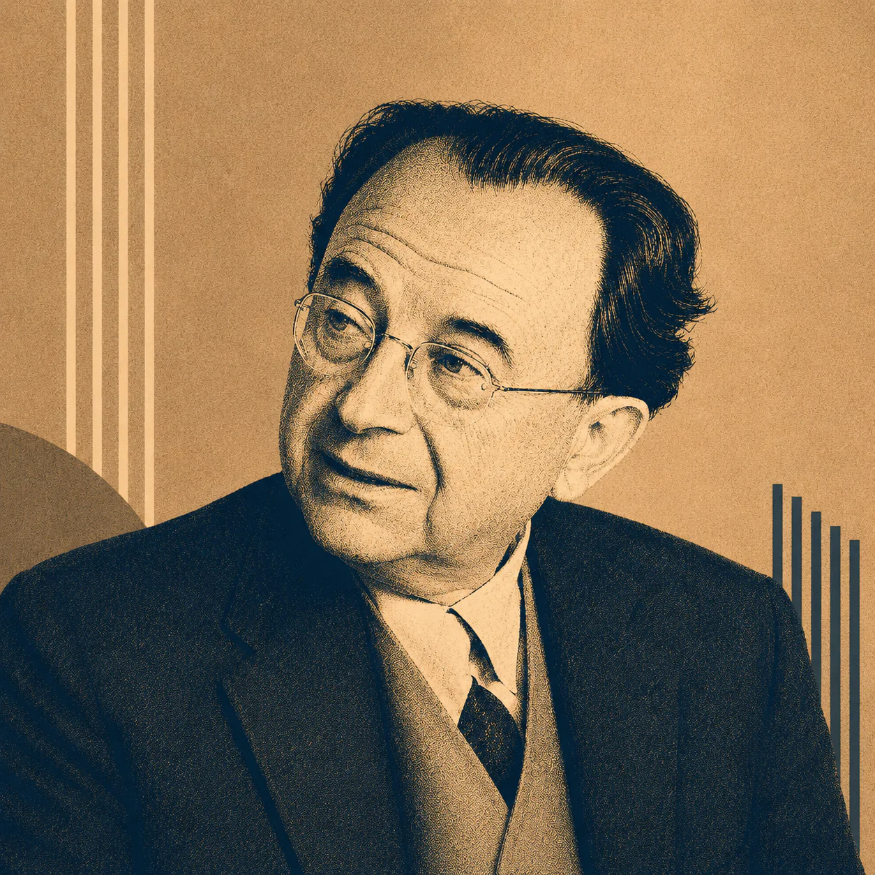Retrato de Erich Fromm