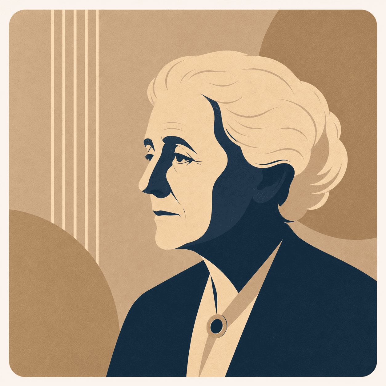 Retrato de Melanie Klein