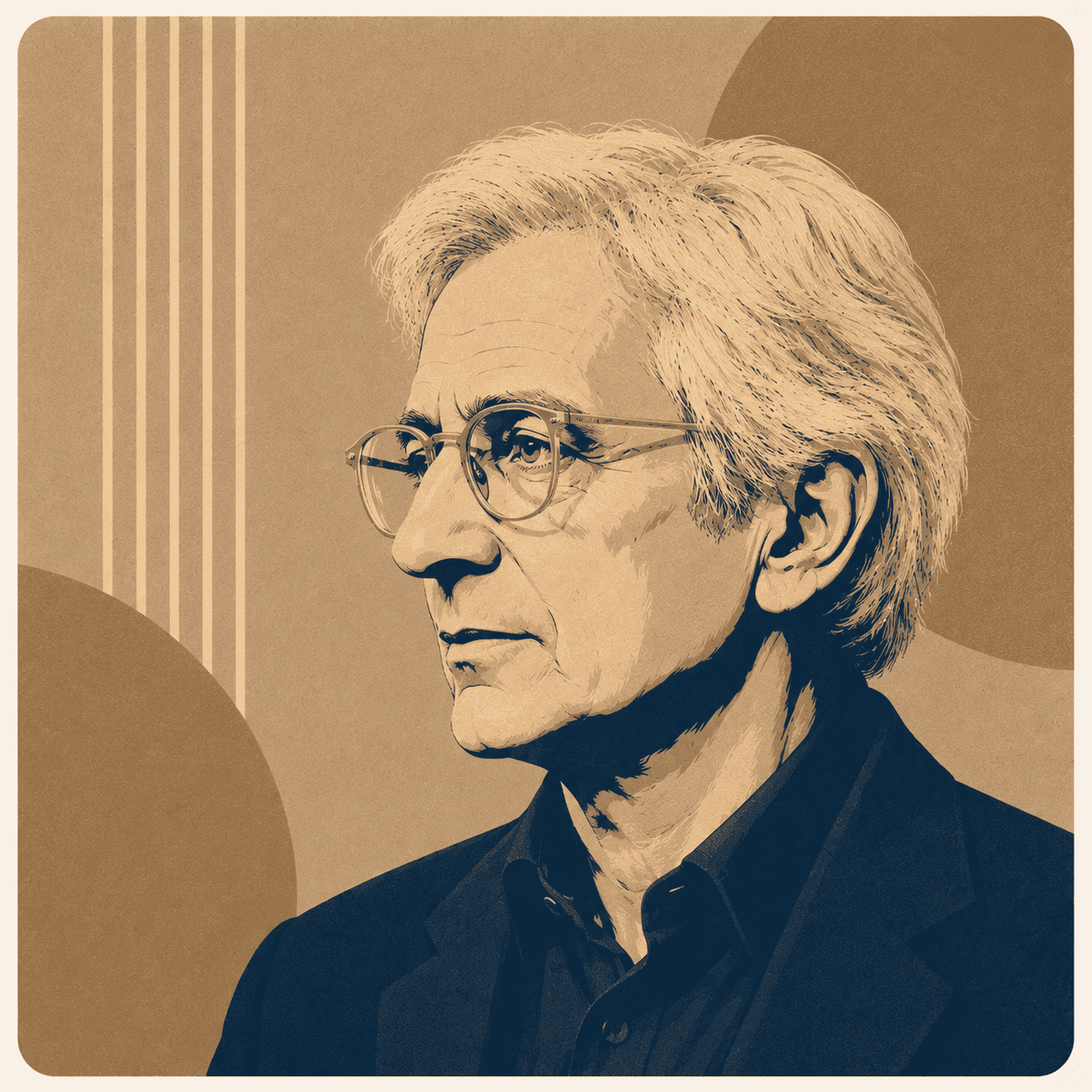 Retrato de Jacques-Alain Miller